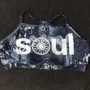 Soul Cycle sports bra size L fits like M or S